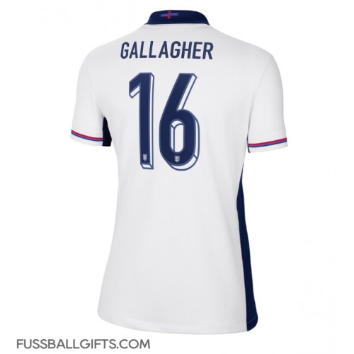 England Conor Gallagher #16 Fußballbekleidung Heimtrikot Damen EM 2024 Kurzarm